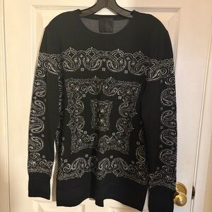 GIVENCHY mens’s silk knit sweater